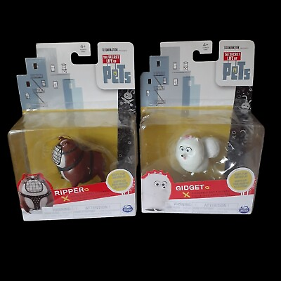 #ad Lot The Secret Life of Pets Figure Ripper and Gidget Spin Master Poseable Figure $15.56