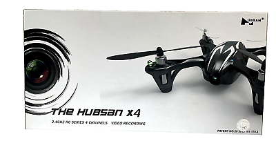 #ad The Hubsan x4 2.4Ghz RC Series 4 Channel Video Recording Drone Black Red $39.99