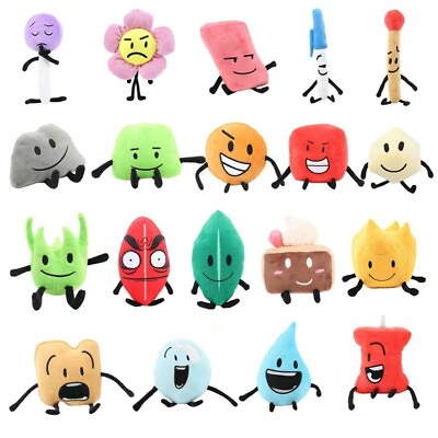 #ad 2024 BFDI Battle for Dream Island Plush Figure Toy Stuffed Toys Gifts for Kids $6.97