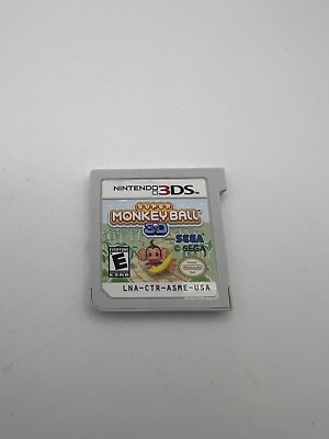 #ad Super Monkey Ball: 3D Nintendo 3DS 2011 Cartridge Only Tested Works $6.99