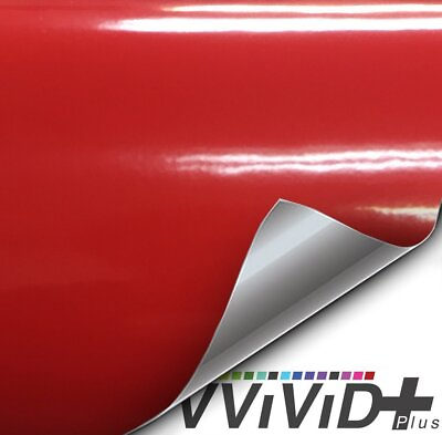 #ad VVivid 2020 VVivid Gloss Rosso Corsa Red Vinyl Car Wrap Film V195 $1.99