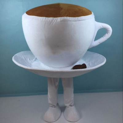 #ad Coffee cup Mascot Costume Party Fancy Dress Halloween Cosplay Outfits Xmas $373.08