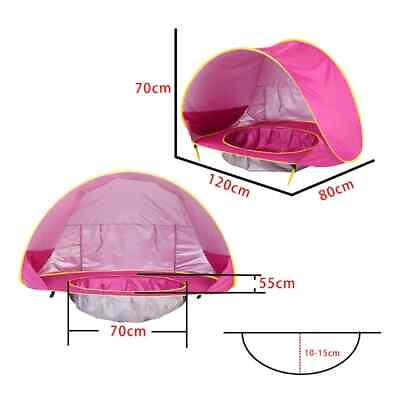 #ad Tent Baby Beach Sun Pop Up Pool Uv Protection Portable Shade Shelter Infant $29.99