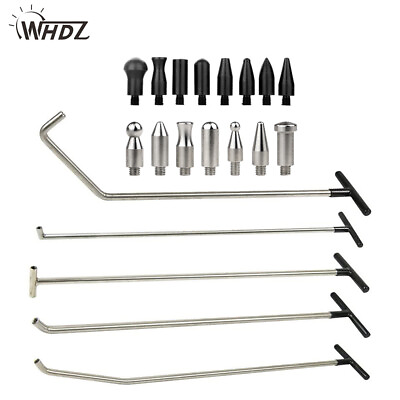 #ad WHDZ 5 pcs Car Dent Repair Kits Paintless Puller Rods Removal Tools Auto body $71.79