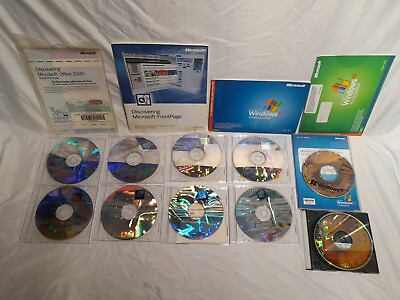 #ad Microsoft Windows Office XP Small Business Professional Software Mixed Lot $125.00