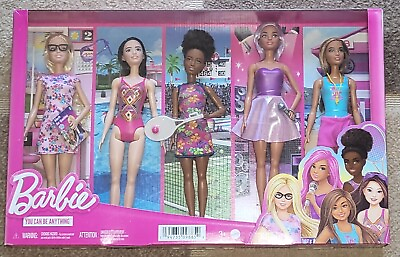 #ad Brand New amp; Sealed Barbie Career 5 Doll Set Multipack Kids Toys GBP 29.95