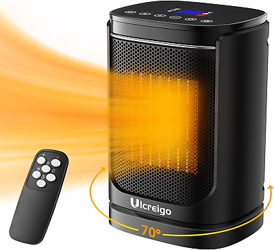 #ad Space Heater 1500W Electric Heaters Indoor Portable with 3 Modes Adjustable Th $28.99