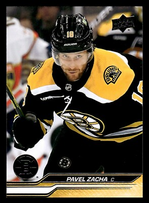 #ad 2023 Upper Deck #268 Pavel Zacha Boston Bruins $1.75