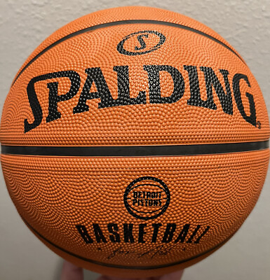 #ad BRAND NEW Full Size Spalding basketball nba Detroit Pistons Basketball for All $14.99