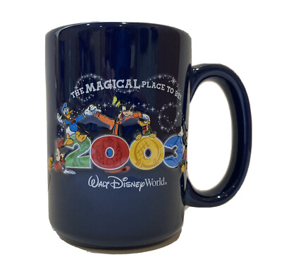 #ad BIG RETIRED 2003 Walt Disney World The Magical Place To Be 3D Coffee Mug Cup $17.95