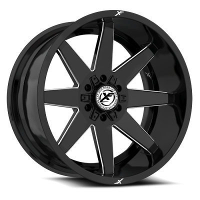 #ad XF Off Road 20x12 Wheel Gloss Black Milled XF 236 8x6.5 8x170 44mm Aluminum Rim $383.26