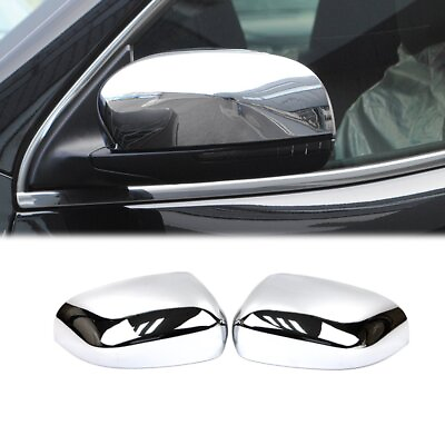 #ad Rearview Side Wing Mirror Cover for Jeep Compass 2018 2019 2020 Chrome Trim $32.99