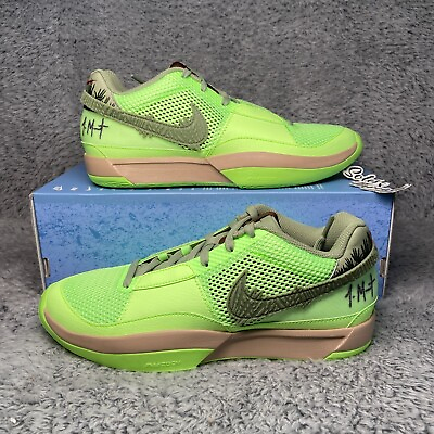 #ad Nike JA 1 #x27;Zombie#x27; Halloween Size 8.5 Men Lime Blast Black Hemp FD6565 300 $159.90