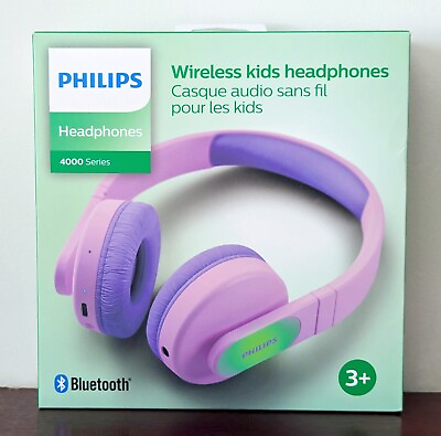 #ad Philips K4206 Kids Wireless On Ear Headphones Pink BRAND NEW FREE SHIPPING $29.95