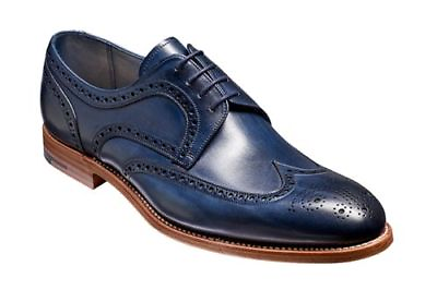#ad Handmade Men Navy blue color wing tip brogue formal shoes Men navy dress shoes $144.49