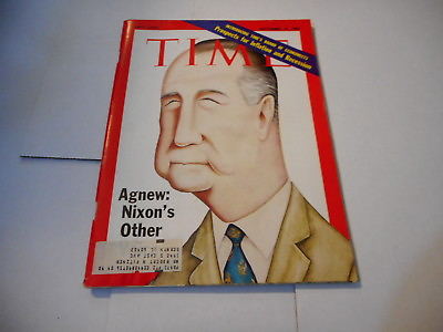 #ad NOV 14 1969 TIME news magazine AGNEW NIXON $12.00