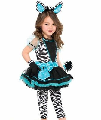 #ad Precious Zebra Small 4 6 Child#x27;s Costume NWT $24.99