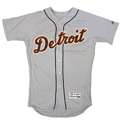#ad Mens MLB Detroit Tigers Authentic On Field Flex Base Jersey Road Gray $89.98