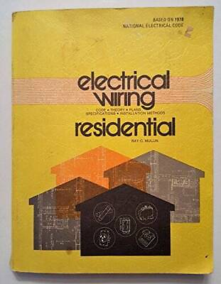 #ad Electrical wiring residential: Code theory plans specifications inst GOOD $8.35
