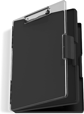 #ad Clipboard with StorageHeavy Duty Clip Boards 8.5X11 with 2 Storage Case $18.88