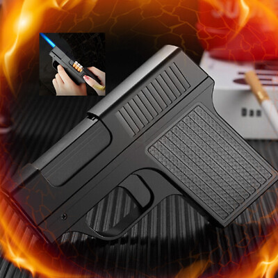 #ad 2024 Unique Butane Cigarette LIGHTER amp; CASE Adjustable Jet Torch Flame Pistol 1X $11.99