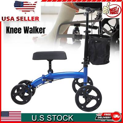 #ad Steerable Knee Walker Scooter Mobility Alternative Crutches Wheelchair Basket US $103.99