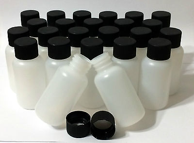 #ad 1 oz 30 ml Plastic Bottles w Screw Top Travel Soap Lots of 6 12 18 24 $11.99