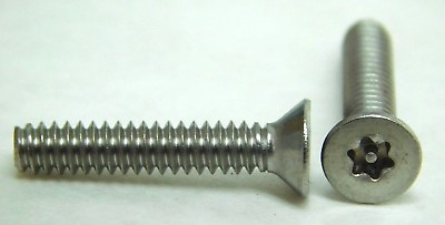 #ad Qty 30 Stainless Steel Torx Security Flat Head Machine Screw #6 32 x 7 8quot; NH $12.99