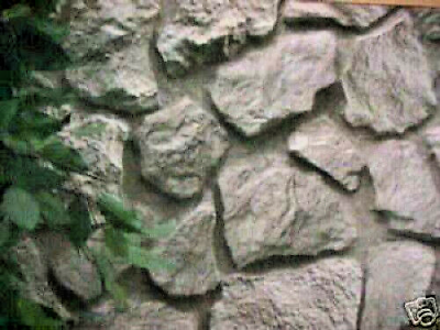 #ad Rock facing molds wall stone veneer plastic concrete moulds 6quot; 13quot; set 12 asst. $64.95