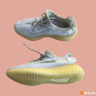 #ad adidas Yeezy Boost 350 V2 Static Kids Grey Trainers UK 4.5 US 5 EUR 37.5 $94.88
