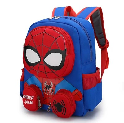 #ad Cute Spiderman 3D Backpack for kids Great Quality $19.99