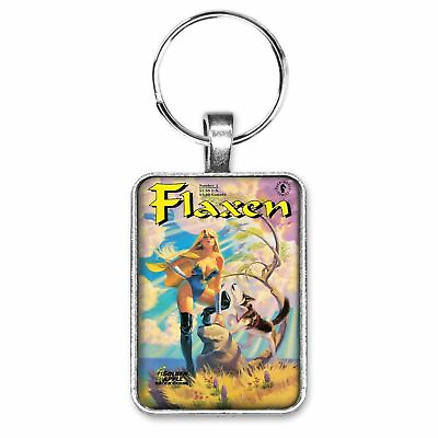 #ad Flaxen #1 Cover Key Ring or Necklace Sexy Comic Book $12.95