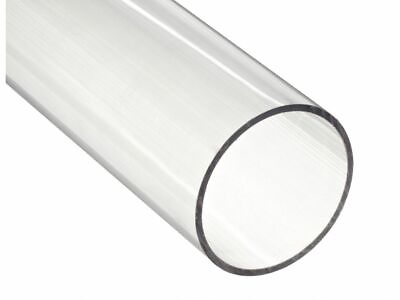 #ad Plastic Tube Acrylic Perspex 400mm 500mm 600mm Long 30mm to 70mm Diameters $90.22