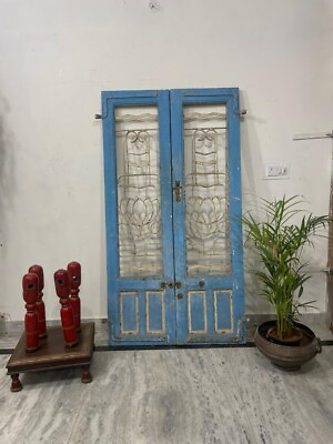 #ad Vintage Door Indian Door Rustic Sliding Door Farmhouse Architectural $1500.00