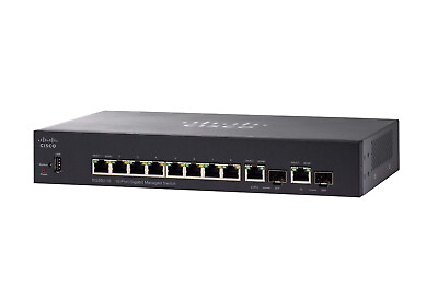 #ad Cisco SG350 10 K9 JP 10 Port Managed PoE Gigabit Switch $349.00