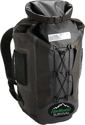#ad Waterproof Backpack Black $35.16