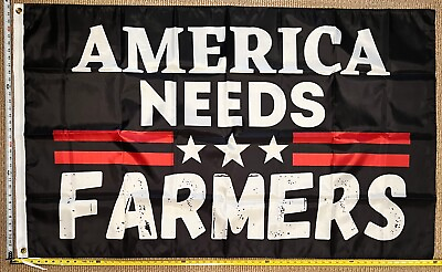 #ad Farmer Flag FREE SHIPPING ANF Farming Hunting Outdoors Trump USA Sign Poster 3x5 $19.85