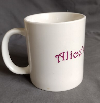 #ad Restaurant Ware Alice#x27;s Tea Coffee Cup Mug 22 oz Alices Tea Cup Chapter 111 NY $14.99