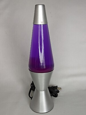 #ad Schylling Lava The Original Lava Lamp Pink Lava Purple Water Silver Base Vid $44.99