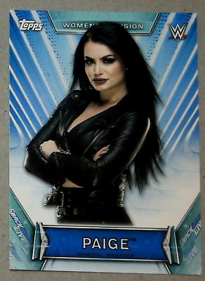 #ad 2019 Topps WWE Smackdown Live Womens Division Paige #30 $1.49