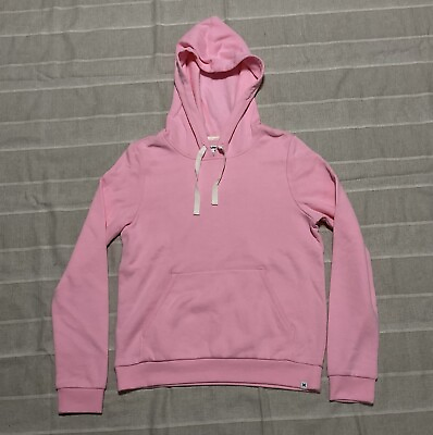 #ad HURLEY WOMEN STRETCH FLEECE PULLOVER SWEATSHIRT WITH HOOD PINK IN SIZE SMALL $24.99