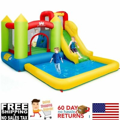 #ad Kids Jumping Castle Water Slide Jump Bouncer Inflatable Outdoor Children#x27;s Toys $450.00