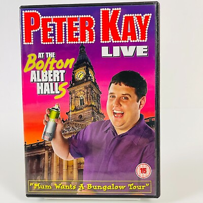 #ad Peter Kay Live At The Bolton Albert Halls DVD 2004 Comedy Region 4 AU $11.00