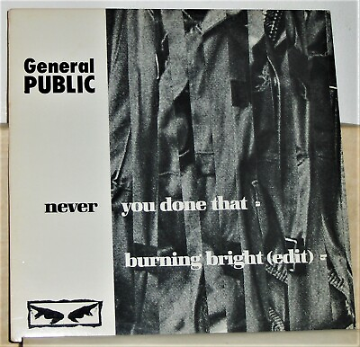 #ad General Public – Never You Done That Promo 12 in Single Record Vinyl Near Mint $59.97