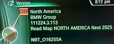 #ad Original BMW North America Next 2025 MAP Navigation update data include FSC code $16.00