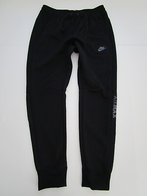 #ad Mens Large Nike Air Max NSW Joggers cuffed black pants DJ5068 $54.00