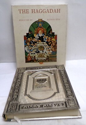 #ad JUDAICA ISRAELI HAGGADAH BOOK Arthur SZYK Cecil ROTH Rare BOOK BOX $175.00