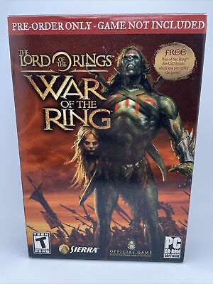 #ad Rare Lord of the Rings War Of The ring Pre order Box amp; BONUS Art Cell $19.99