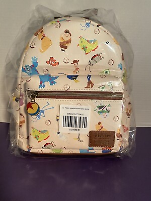 #ad Loungefly Pixar 25th Anniversary Mini Backpack Disney Up Monsters Toy Story Bugs $57.95