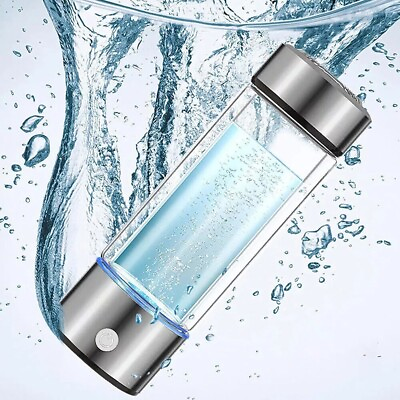 #ad Hydrogen Rich Generator Water Cup Alkaline Ionizer Maker Bottle Anti Oxidation $24.99
